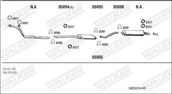 WALKER MB30344B