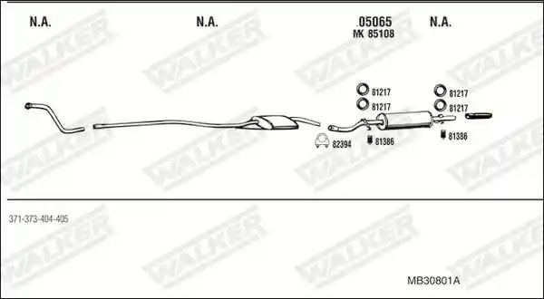 WALKER MB30801A