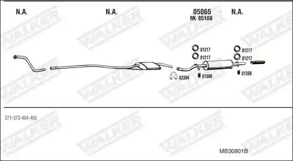 WALKER MB30801B