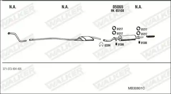 WALKER MB30801C