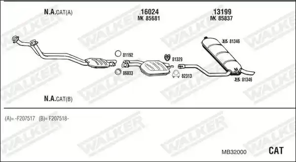 WALKER MB32000