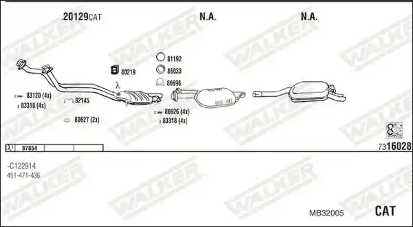 WALKER MB32005