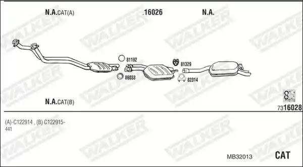 WALKER MB32013