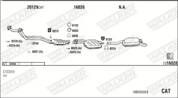 WALKER MB32023