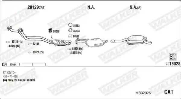 WALKER MB32025