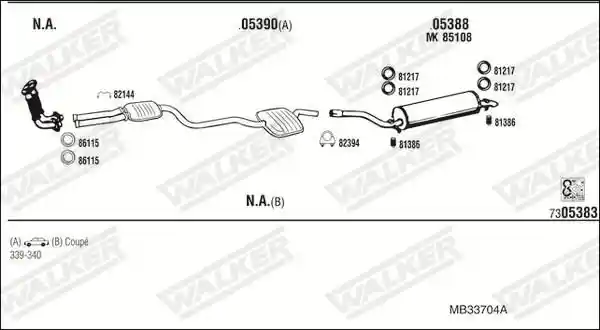 WALKER MB33704A