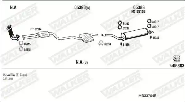 WALKER MB33704B