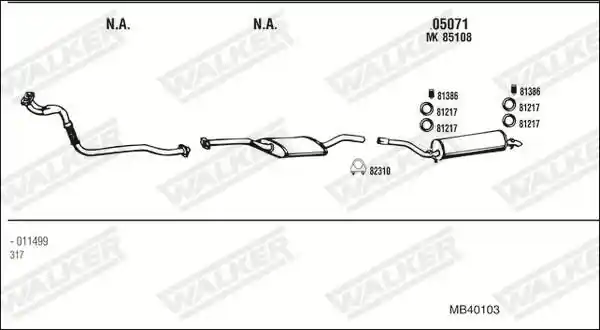 WALKER MB40103