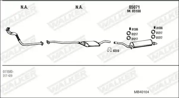 WALKER MB40104