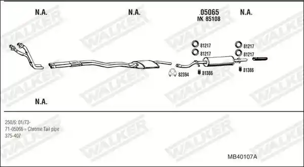 WALKER MB40107A