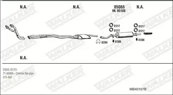 WALKER MB40107B