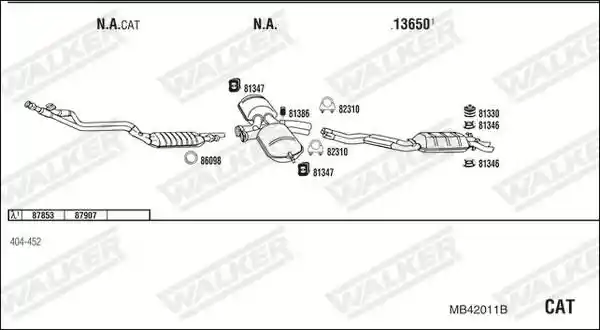 WALKER MB42011B