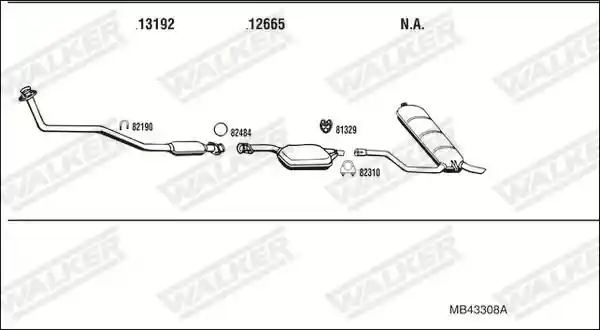 WALKER MB43308A