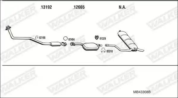 WALKER MB43308B