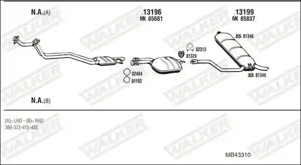 WALKER MB43310
