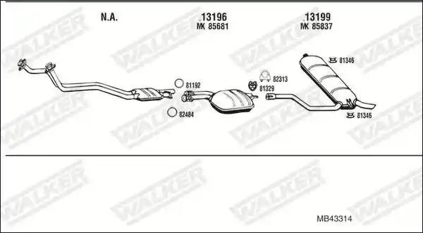 WALKER MB43314