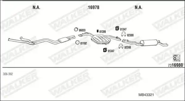 WALKER MB43321