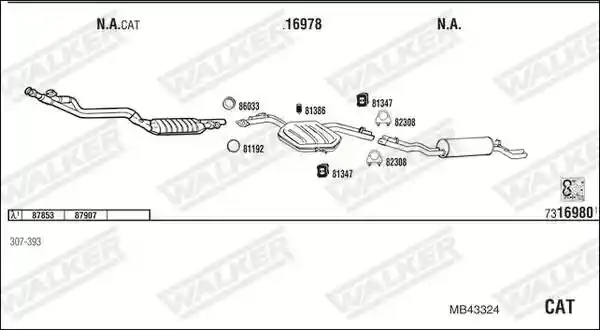 WALKER MB43324