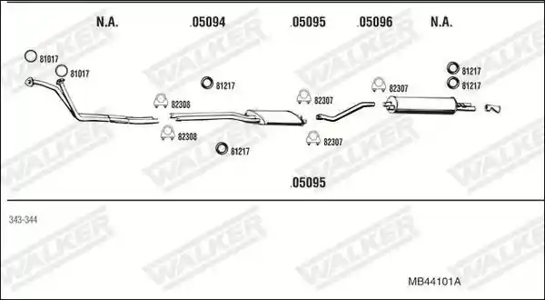 WALKER MB44101A