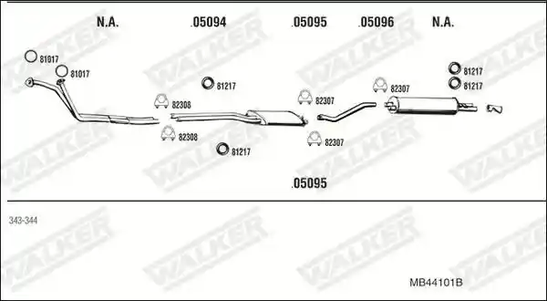 WALKER MB44101B