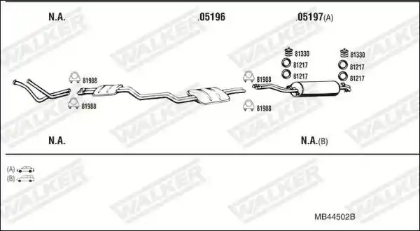 WALKER MB44502B