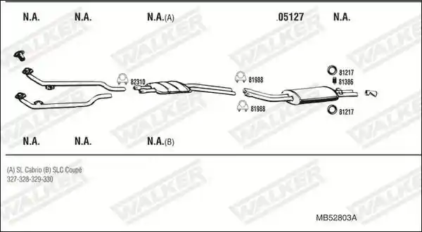 WALKER MB52803A