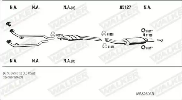 WALKER MB52803B