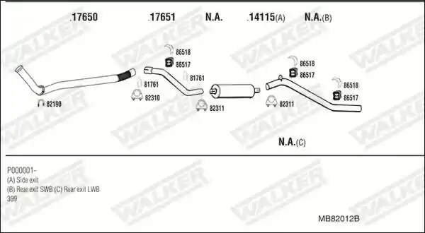 WALKER MB82012B