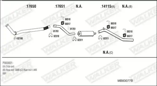 WALKER MB83077B