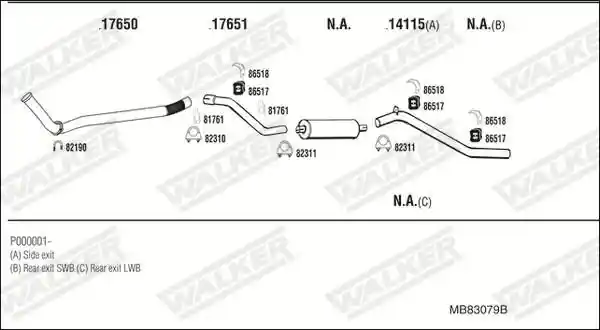 WALKER MB83079B
