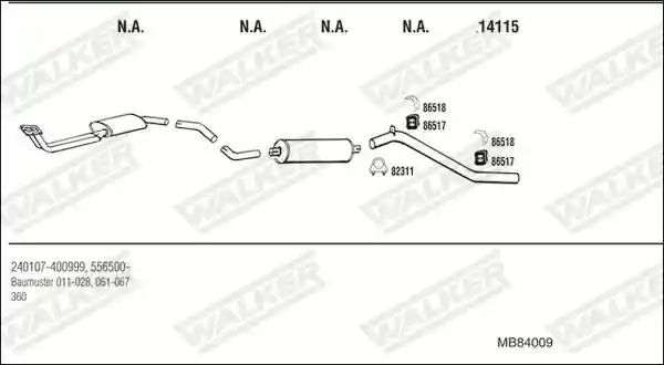 WALKER MB84009