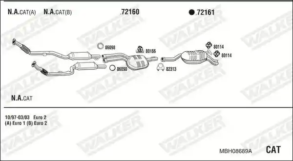 WALKER MBH08689A