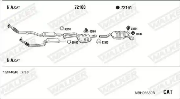 WALKER MBH08689B
