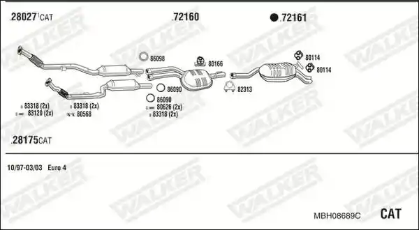 WALKER MBH08689C