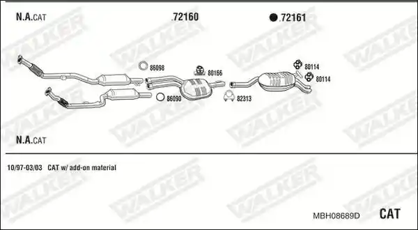 WALKER MBH08689D