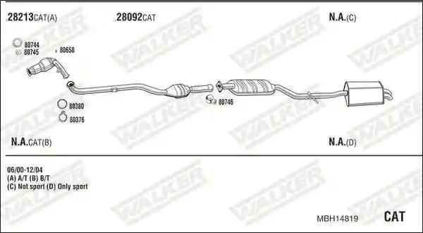 WALKER MBH14819