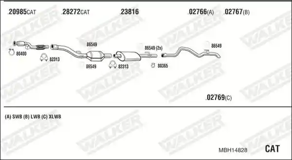 WALKER MBH14828