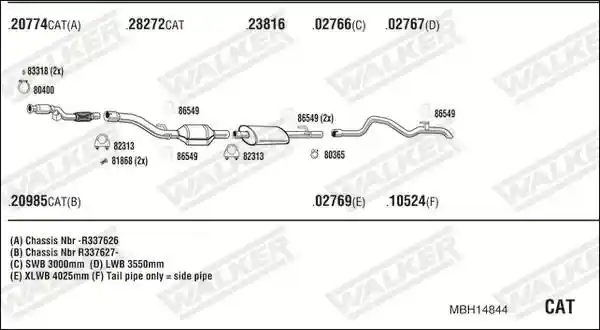 WALKER MBH14844