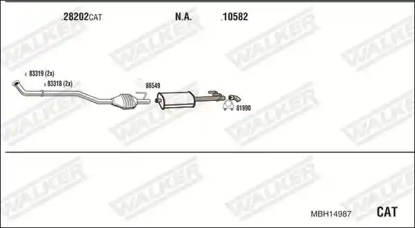 WALKER MBH14987