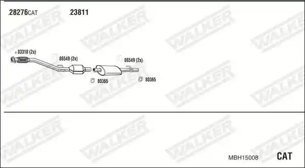 WALKER MBH15008