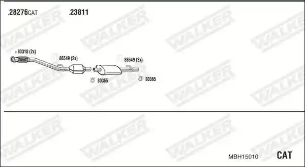 WALKER MBH15010