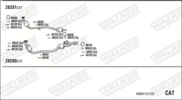 WALKER MBH15720