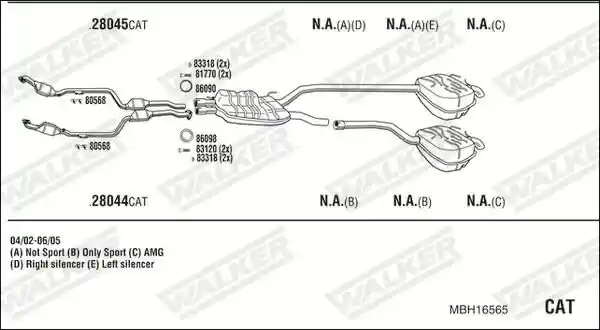 WALKER MBH16565