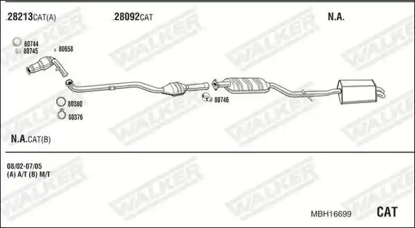 WALKER MBH16699
