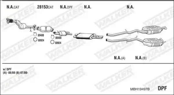 WALKER MBH19497B