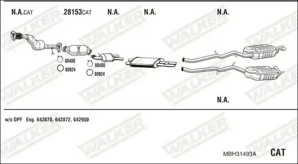 WALKER MBH31493A