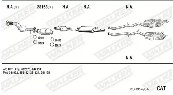 WALKER MBH31495A