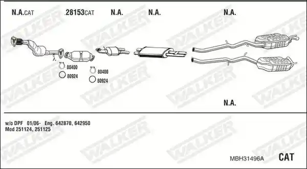 WALKER MBH31496A
