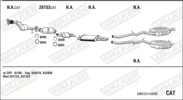 WALKER MBH31496B