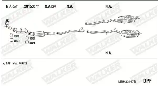 WALKER MBH32167B